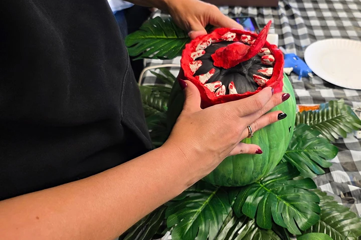 Audrey II in the making